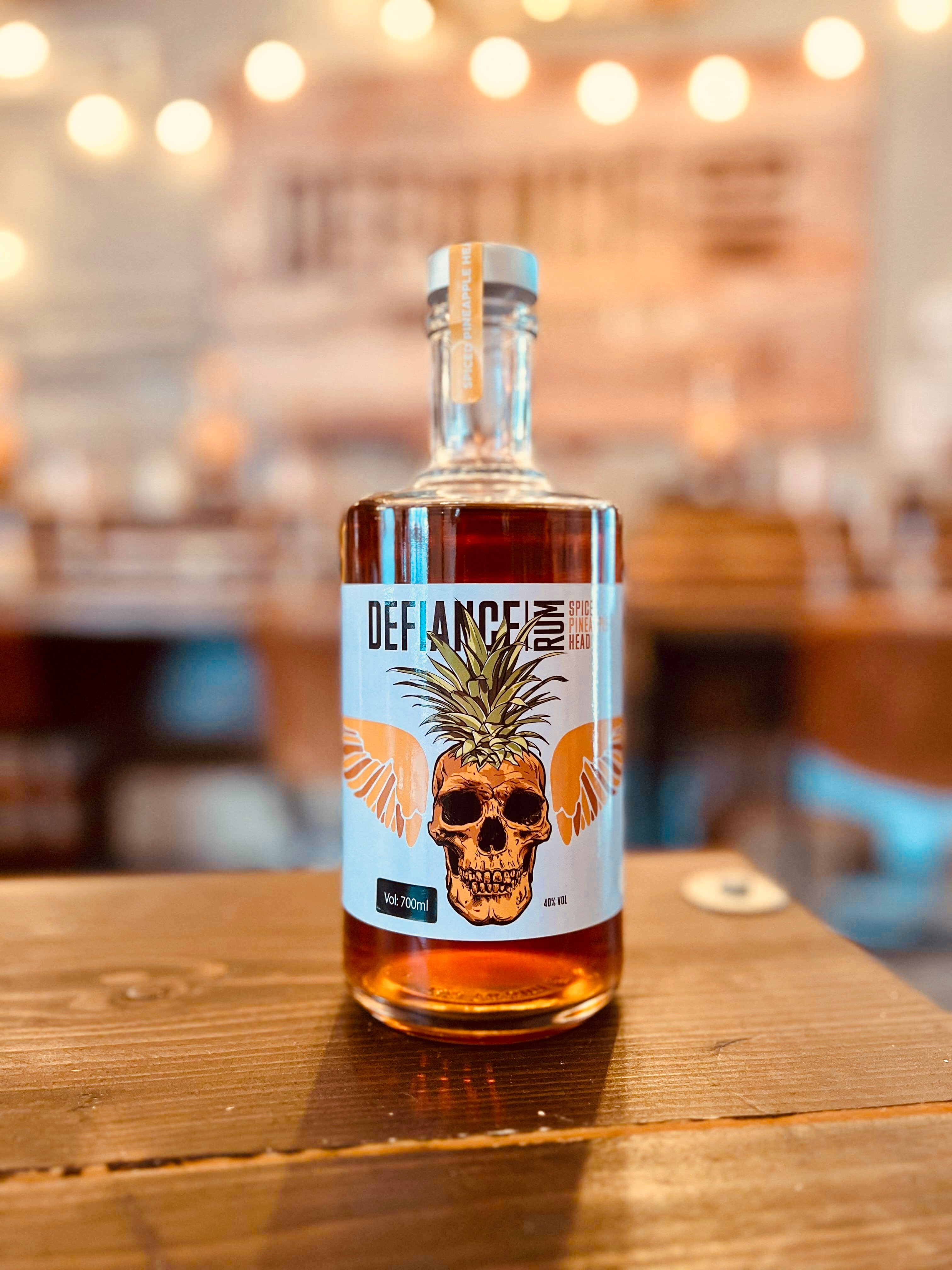 Pineapple Head Spiced Rum – Defiance Distillery
